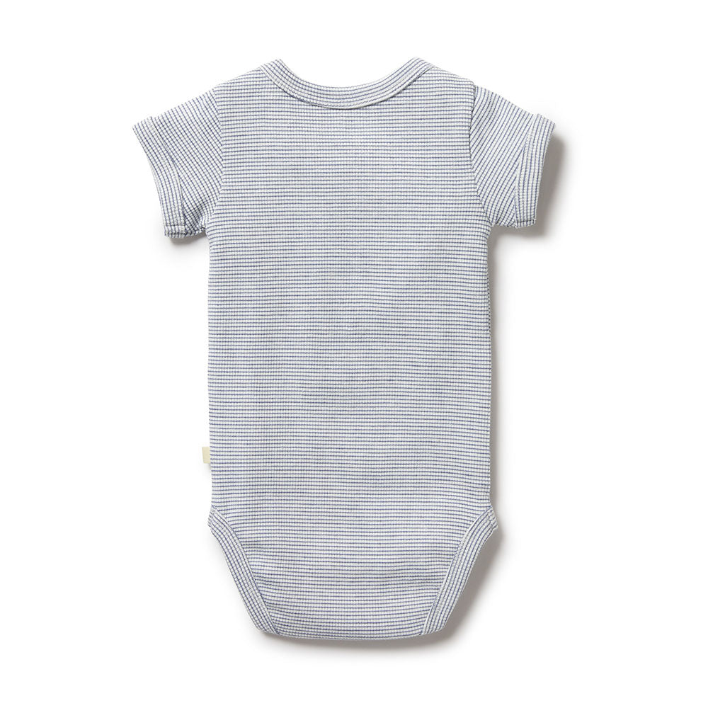 Raindrop Wilson & Frenchy Bodysuit 0-3 Months with blue color
